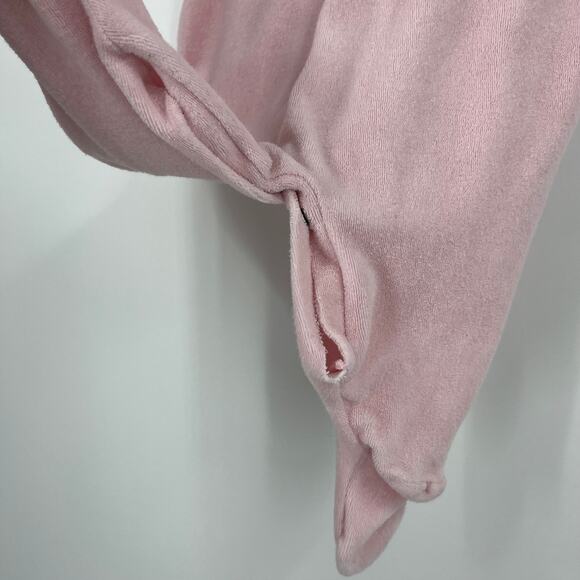 Vintage Carter's Terry Cloth Button Sleeper One Piece Pink Infants 3-6 Month - Picture 3 of 6